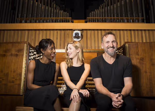 Nikki Amuka-Bird, Emma Hamilton and Christopher Eccleston  Photo