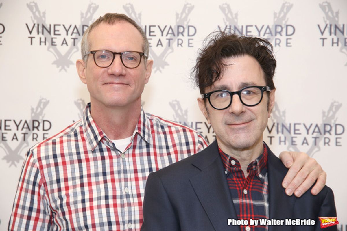 Director Mark Brokaw and playwright Nicky Silver  at 