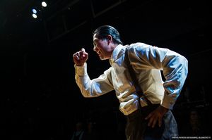 Ryun Yu as Gordon Hirabayashi in "Hold These Truths" at The Armory. Photo