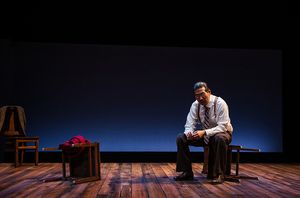 Ryun Yu as Gordon Hirabayashi in "Hold These Truths" at The Armory. Photo