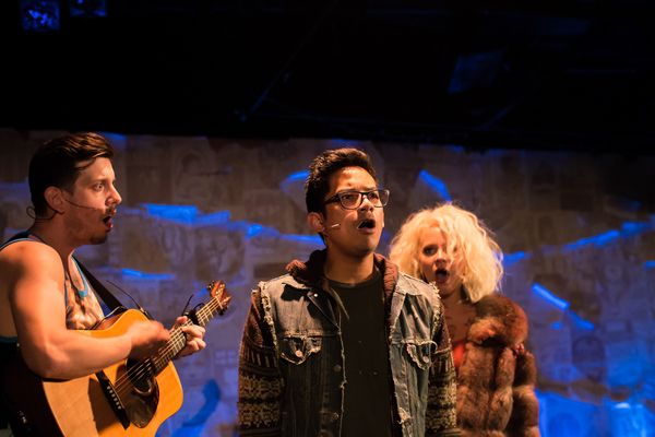 William A. Williams, Kirsten deLohr Helland and Justin Huertas Photo