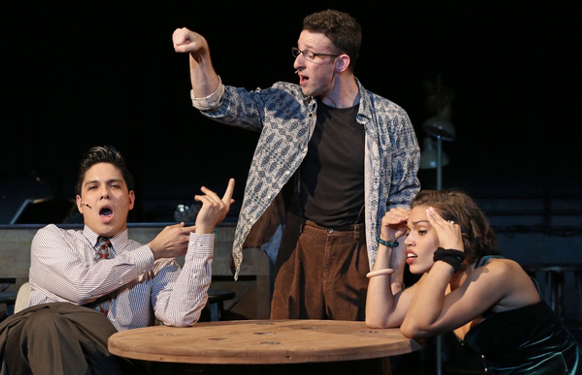 George Salazar, Nick Blaemire and Ciara Renee at 