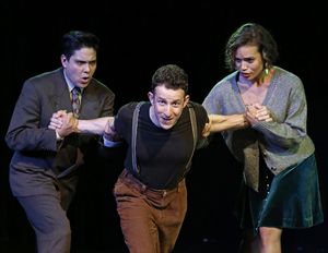 George Salazar, Nick Blaemire and Ciara Renee Photo