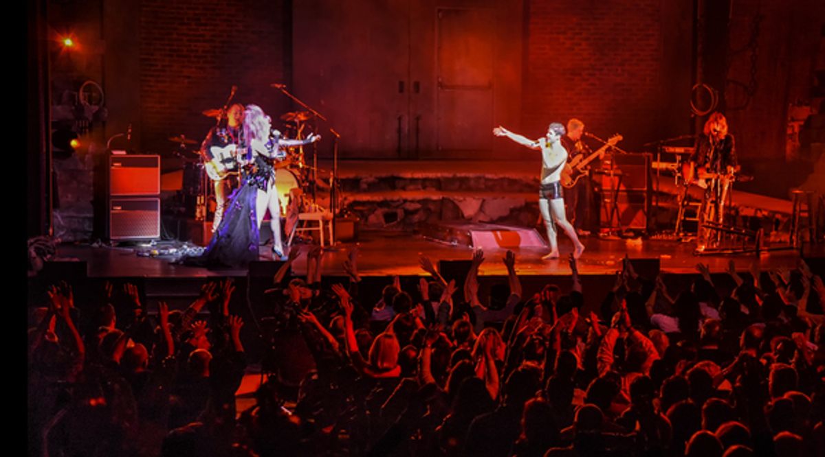 Darren Criss and Lena Hall at 