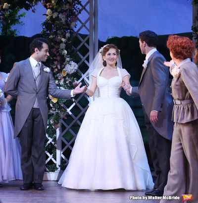Corbin Bleu, Lora Lee Gayer and Bryce Pinkham Photo