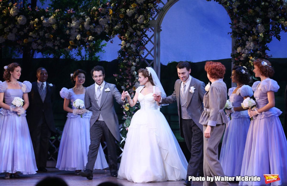 Corbin Bleu, Lora Lee Gayer and Bryce Pinkham and cast at 