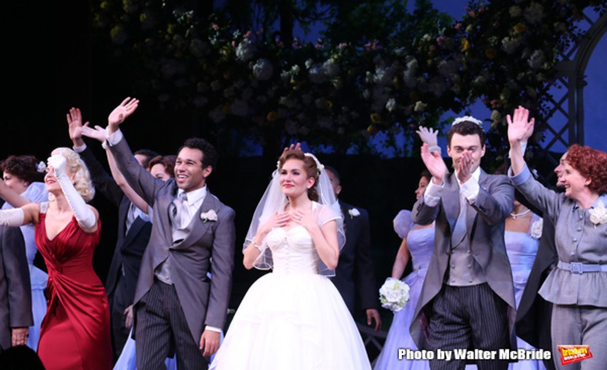 Corbin Bleu, Lora Lee Gayer, Bryce Pinkham, Megan Lawrence and cast  at 