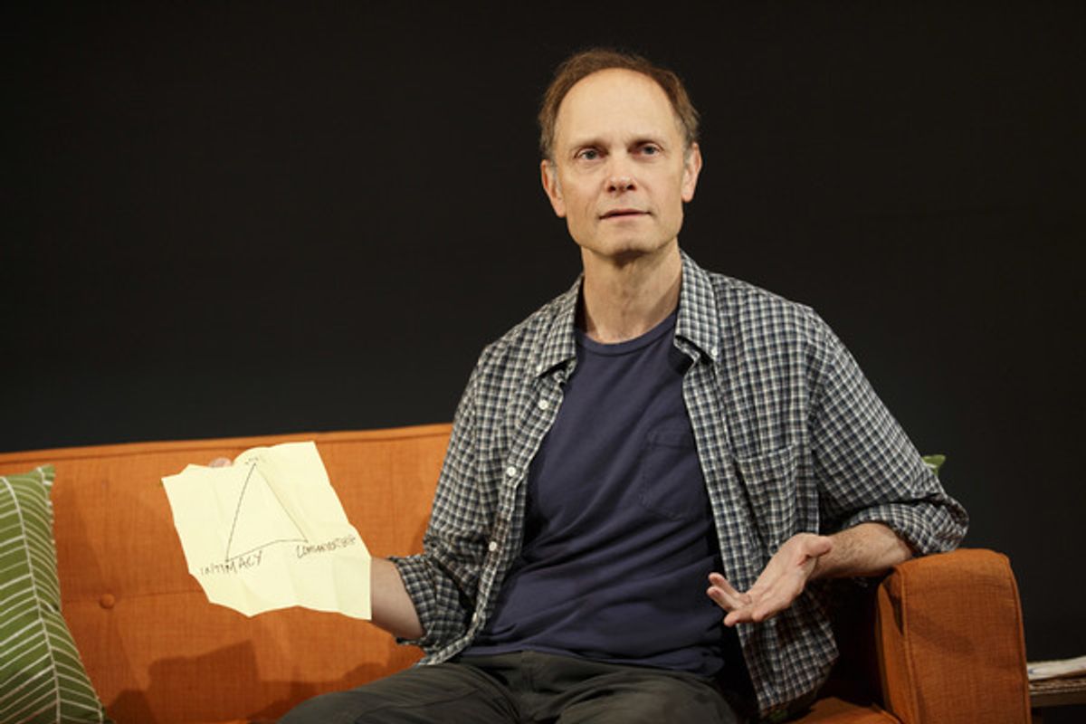 A Life
Playwrights Horizons

Written by Adam Bock
Directed by Anne Kaufman

David Hyde Pierce
Marinda Anderson
Brad Heberlee
Nedra McClyde
Lynne McCollough at 