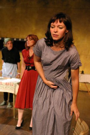 Leland Montgomery,, Sarah Underwood Saviano and Kestral Leah Photo