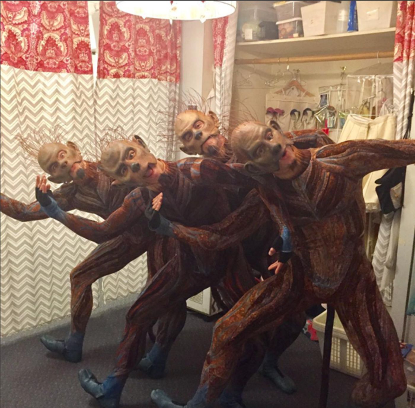 Photo Flash: The HAMILTON Cast Help Each Other Out, WICKED Monkeys Around, and More Saturday Intermission Pics! Photo Flash: The HAMILTON Cast Help Each Other Out, WICKED Monkeys Around, and More Saturday Intermission Pics! Image