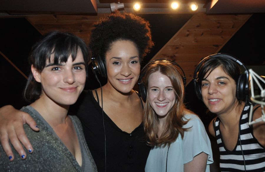 Exclusive Photo Coverage: Jessie Mueller & the Cast of WAITRESS Feel the Love for Carols For A Cure Image