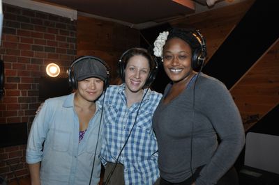 Jenna Ushkowitz, Jessie Mueller and Charity Angel Dawson Photo