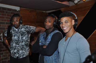 Lawrence Alexander, Nhlanhla Ngobeni and Jaysin McCollum Photo