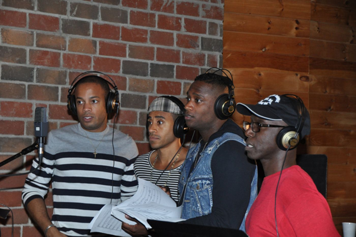 Exclusive Photo Coverage: THE LION KING Cast Records for Carols For A Cure  Image