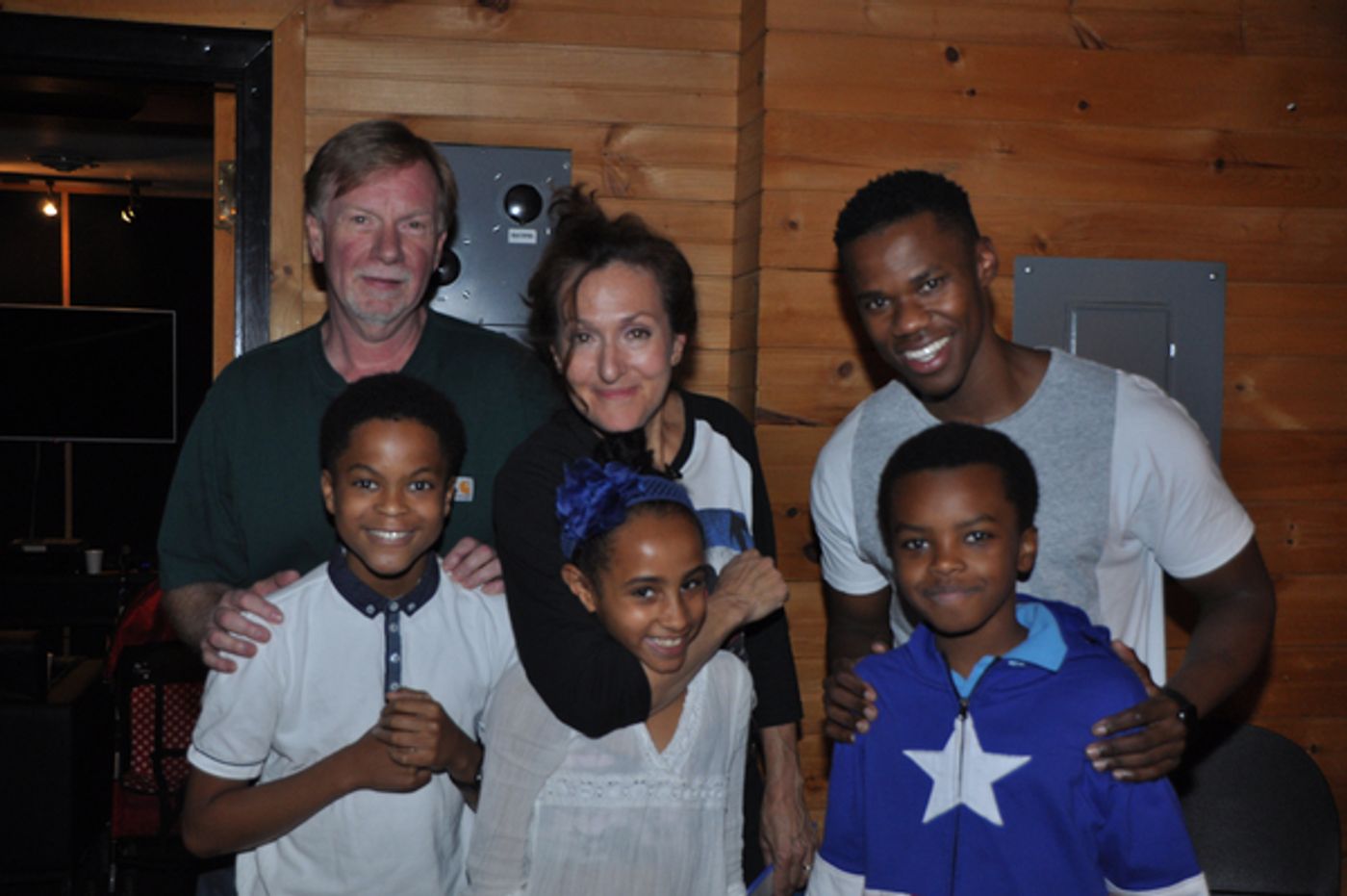 Exclusive Photo Coverage: THE LION KING Cast Records for Carols For A Cure  Image