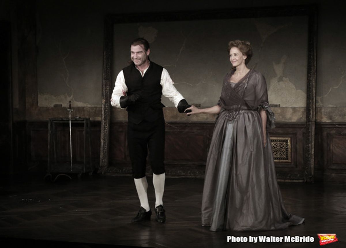 Liev Schreiber and Janet McTeer at 