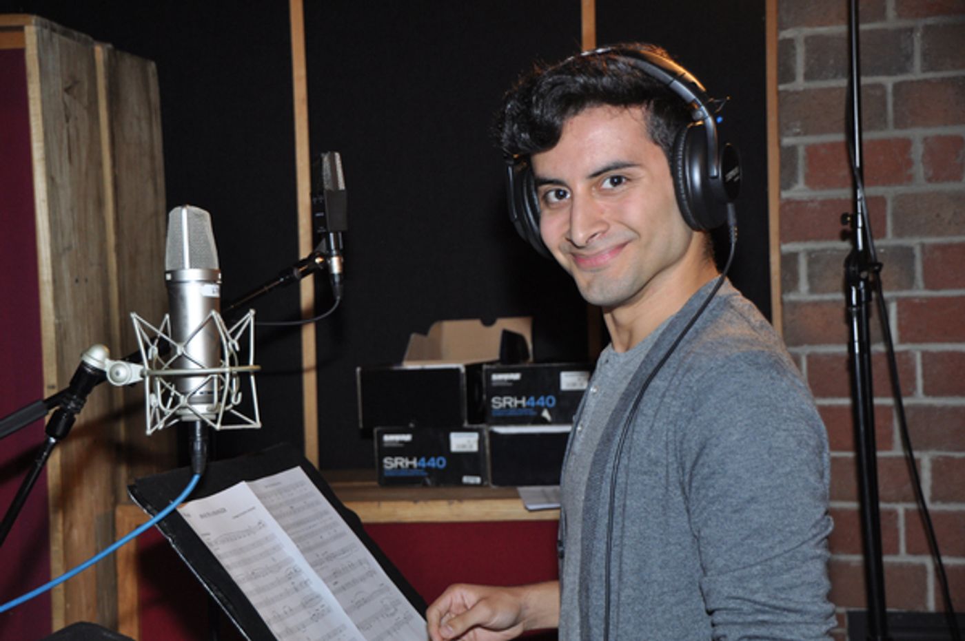 Exclusive Photo Coverage: AT THIS PERFORMANCE Records Track for Carols For A Cure  Image