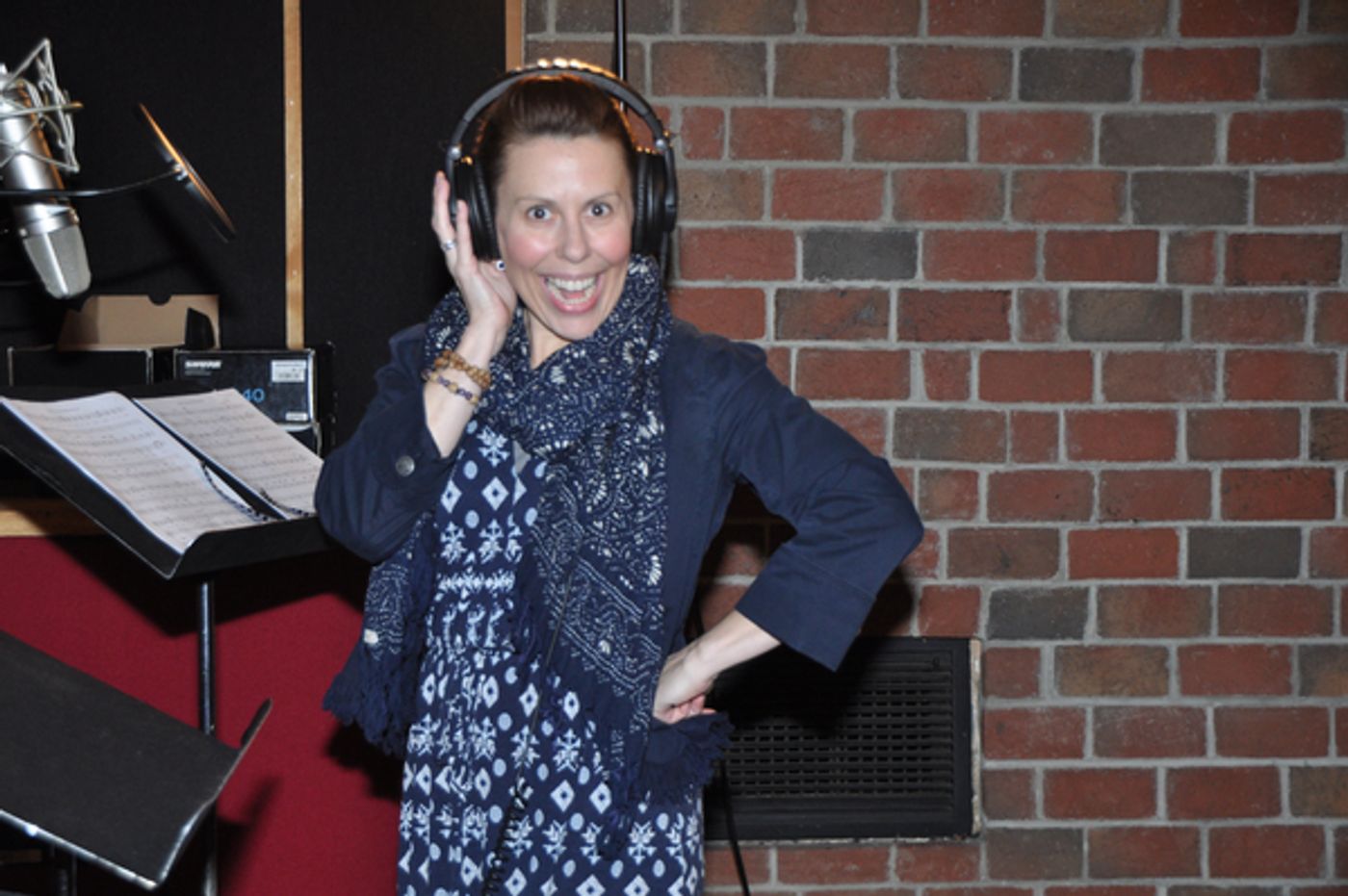 Exclusive Photo Coverage: AT THIS PERFORMANCE Records Track for Carols For A Cure  Image