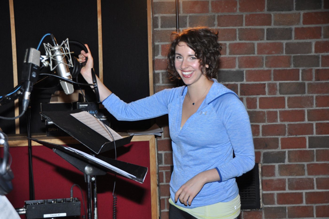 Exclusive Photo Coverage: AT THIS PERFORMANCE Records Track for Carols For A Cure  Image