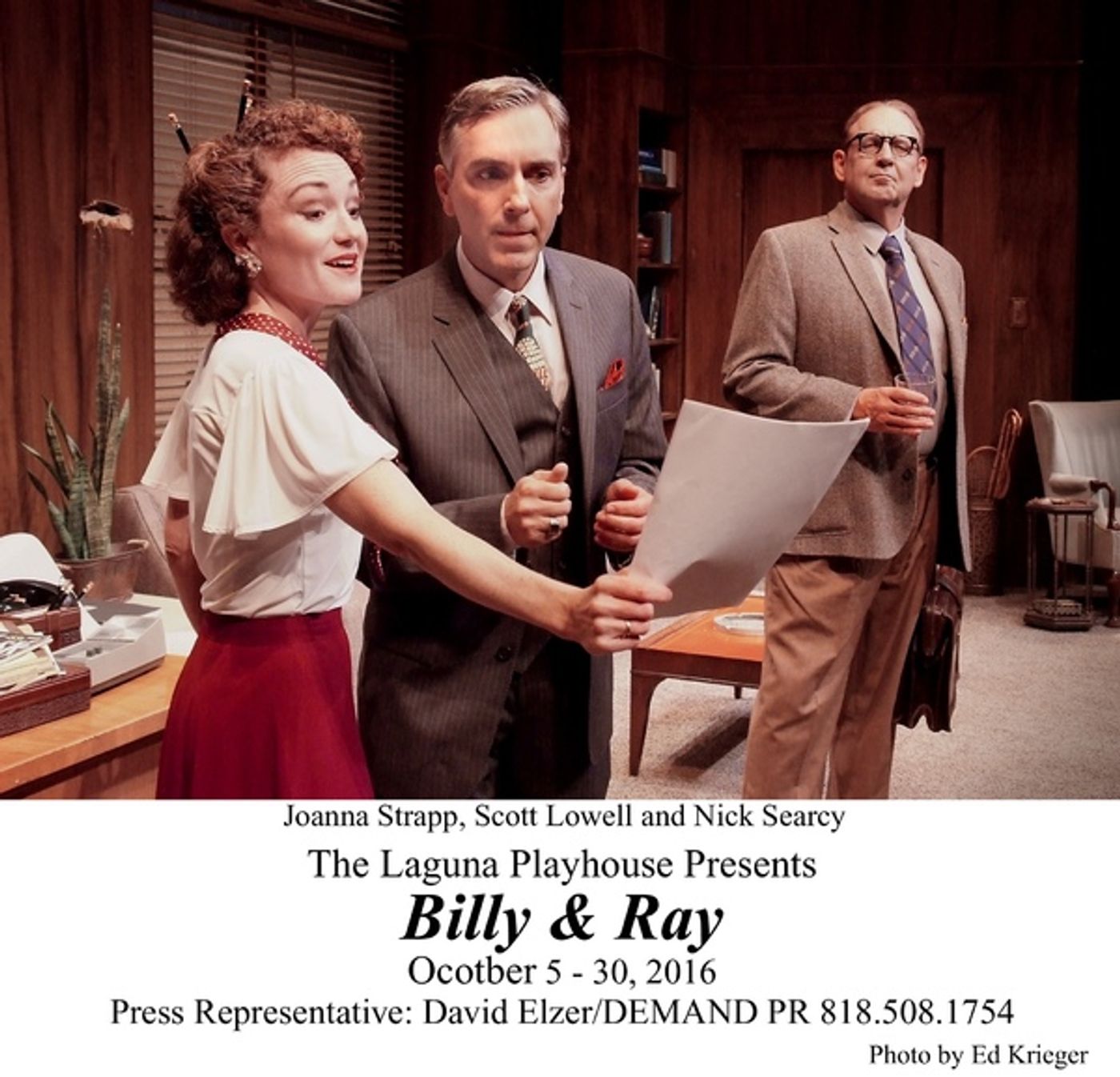 Photo Flash: Laguna Playhouse Presents BILLY & RAY  Image