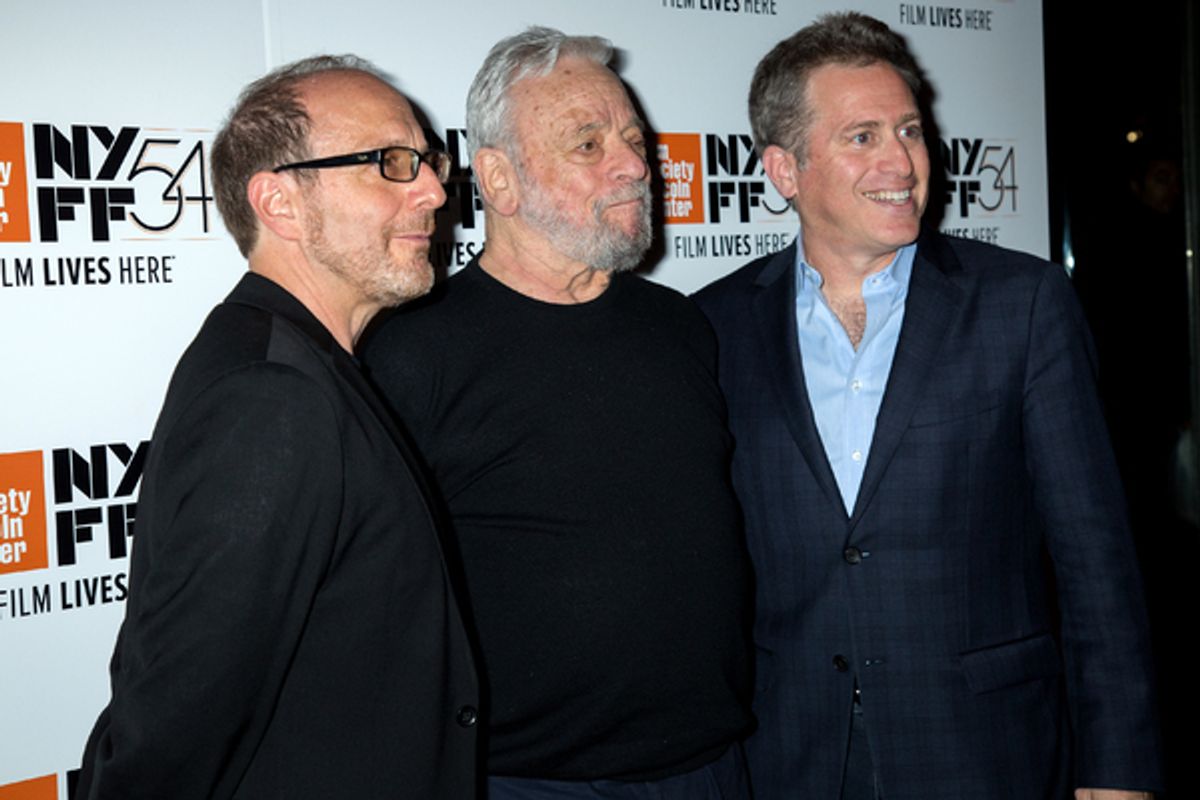 Lonny Price, Stephen Sondheim, Bruce David Klein at 