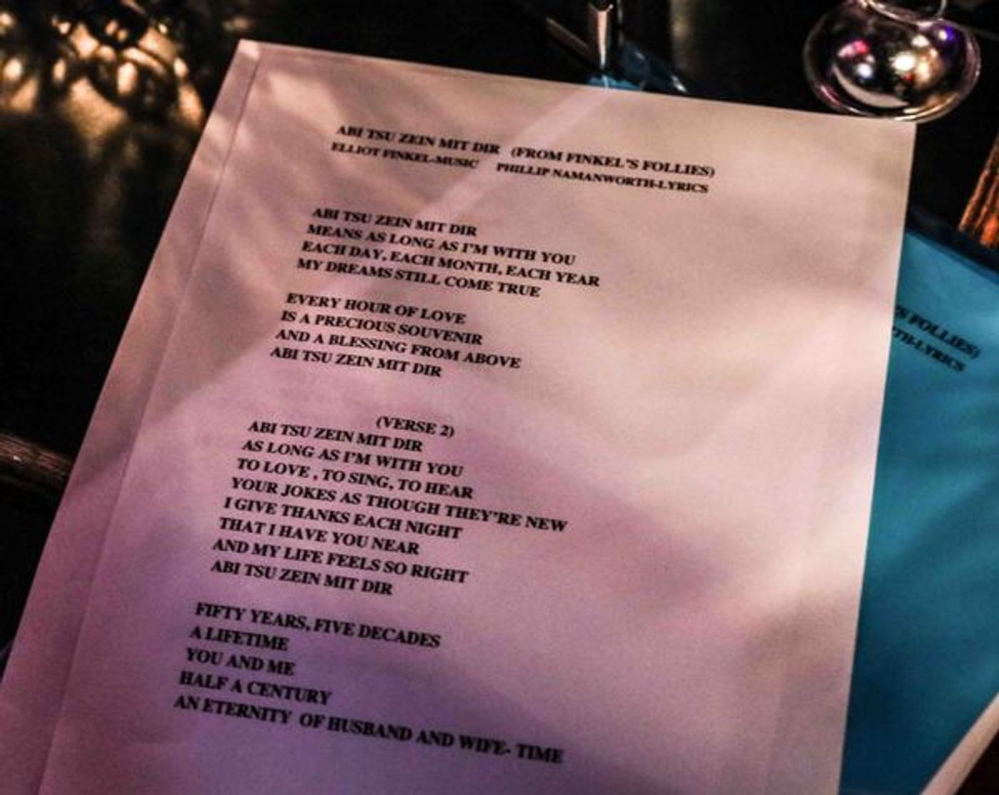 Photo Coverage: Remembering Fyvush Finkel at the Metropolitan Room Photo Coverage: Remembering Fyvush Finkel at the Metropolitan Room Image