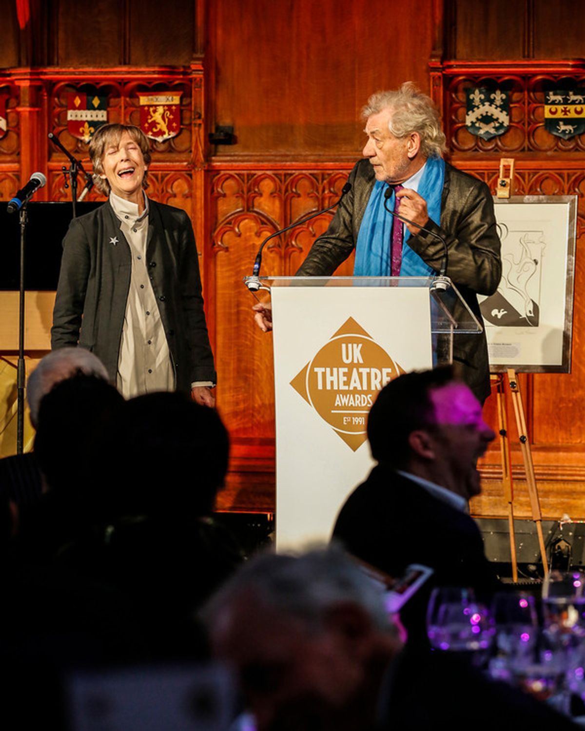 Eileen Atkins and Ian McKellen at 