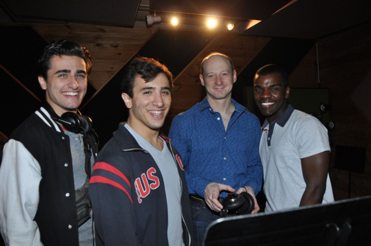 Giuseppe Bausilio, Jess LeProtto, Jeremy Davis and Sharrod Williams at 