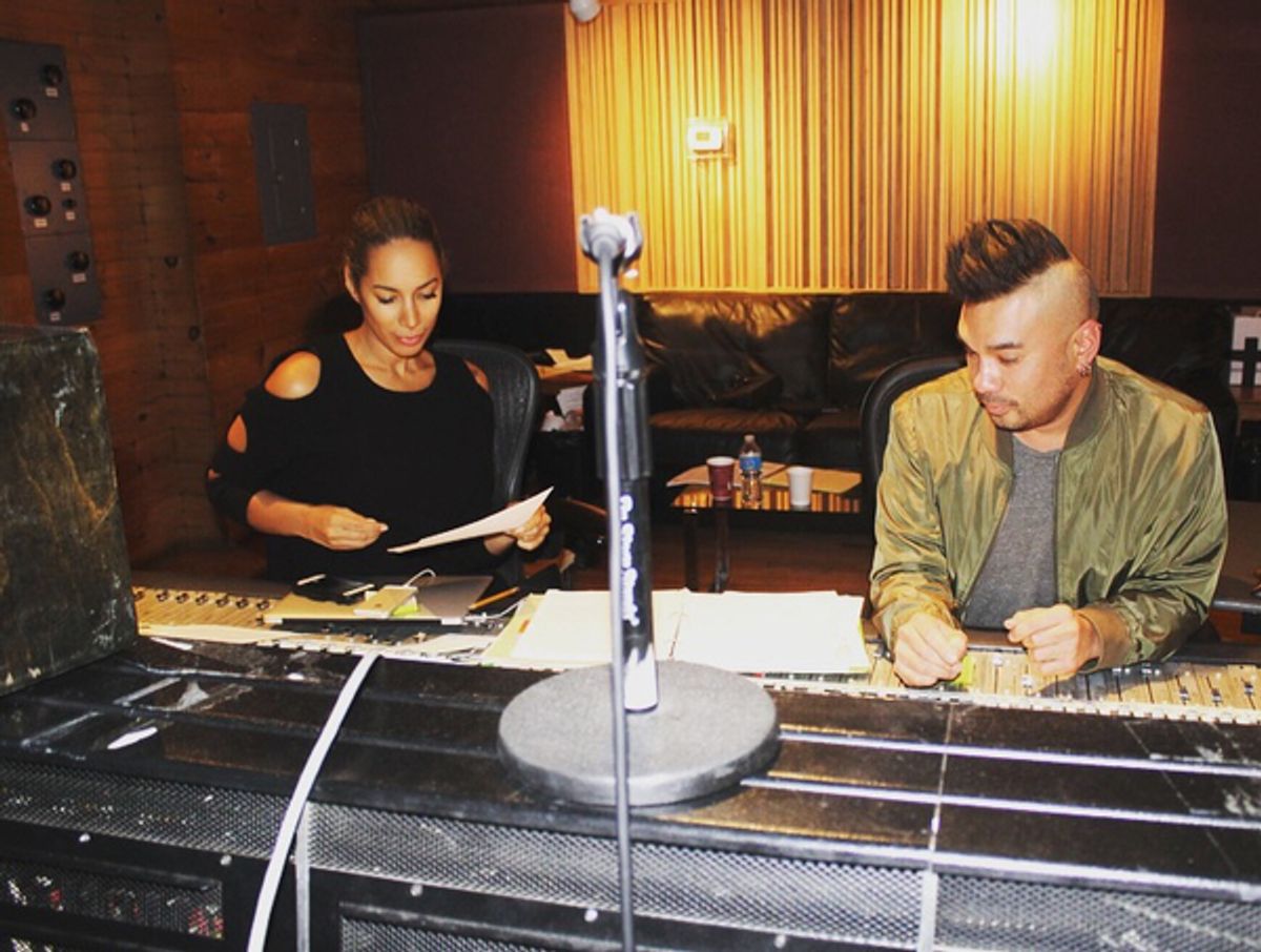 Leona Lewis and Andros Rodriguez at 