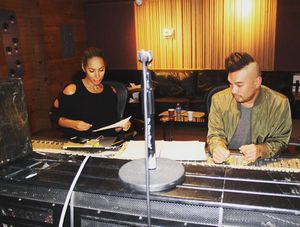 Leona Lewis and Andros Rodriguez @ BroadwayWorld Leona Lewis and Andros Rodriguez Photo