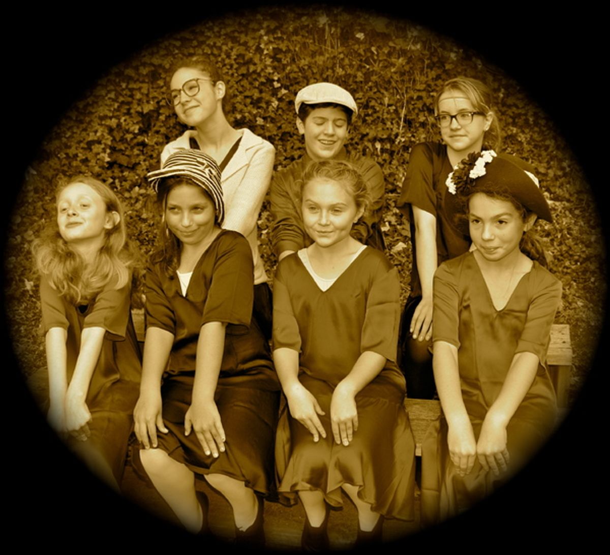 Rebecca Baron, Michael McCarthy, Zoe Schoenberg, Mimi Verba-Beaudion, Lucy Richer, Christina Moore, Gigi Richer at 