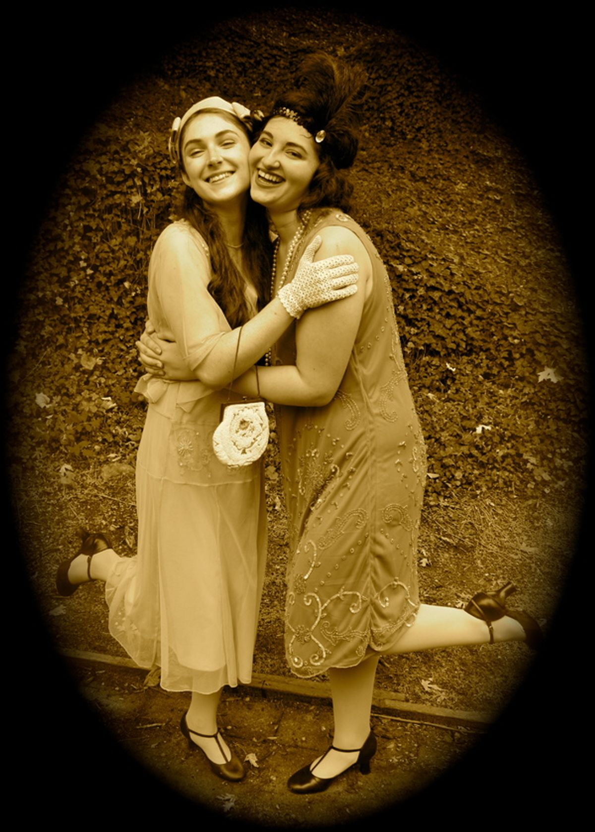 Julia Moore and Marianna Ceccatti at 