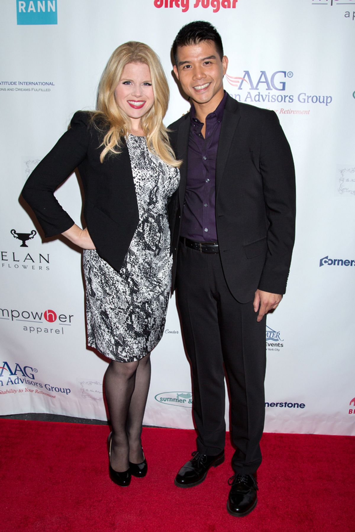 Megan Hilty, Telly Leung at 