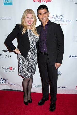 Megan Hilty, Telly Leung @ BroadwayWorld Megan Hilty, Telly Leung Photo