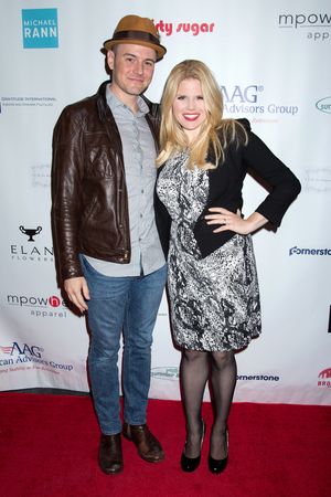 Brian Gallagher, Megan Hilty @ BroadwayWorld Brian Gallagher, Megan Hilty Photo