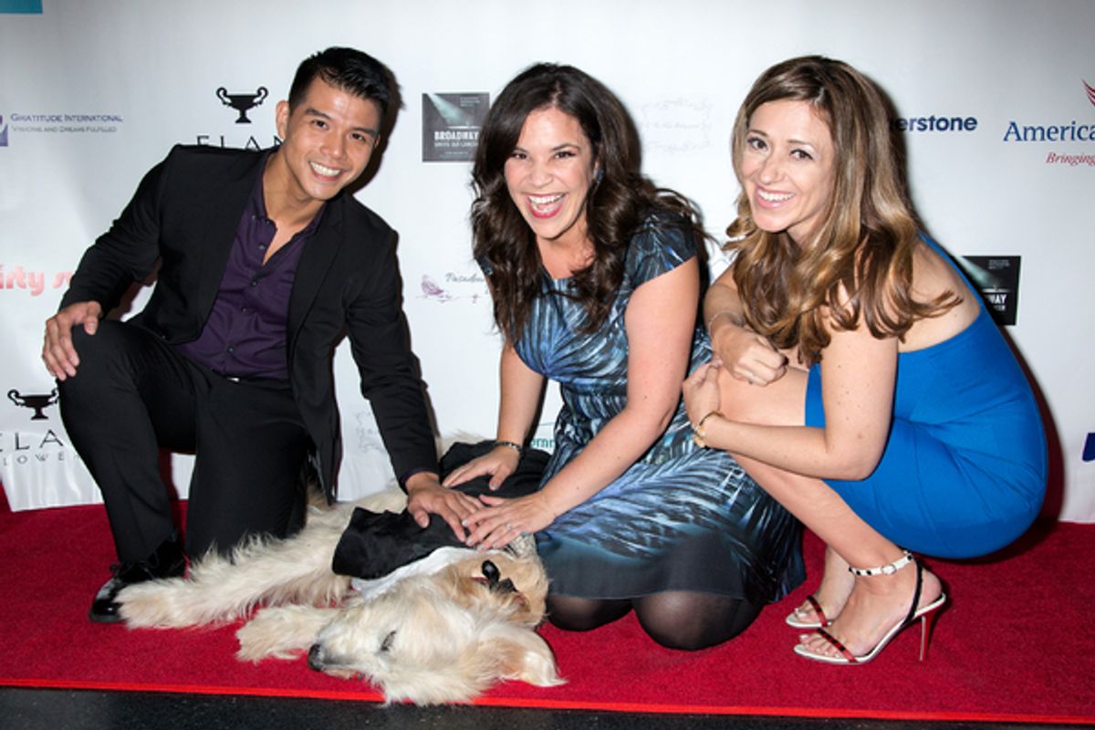 Telly Leung, Lindsay Mendez, Pina De Rosa and Wellington at 