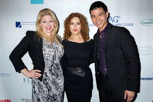 Megan Hilty, Bernadette Peters, Telly Leung @ BroadwayWorld Megan Hilty, Bernadette Peters, Telly Leung Photo