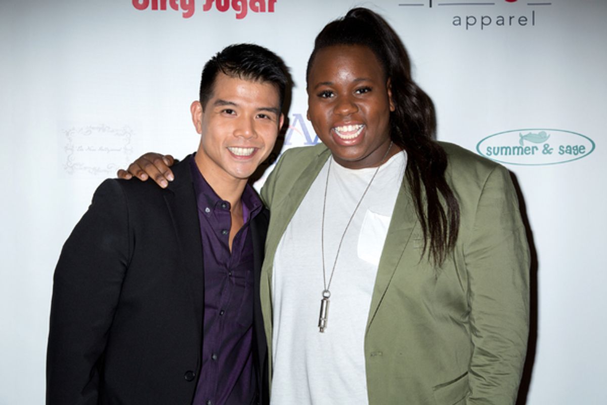 Telly Leung, Alex Newell at 