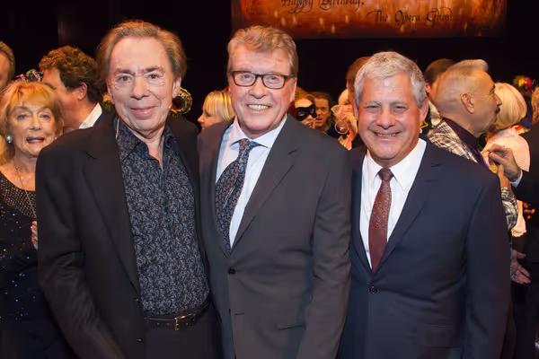 Andrew Lloyd Webber, Michael Crawford and Cameron Mackintosh Photo