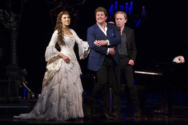 Celinde Schoenmaker, Michael Ball and Andrew Lloyd Webber Photo