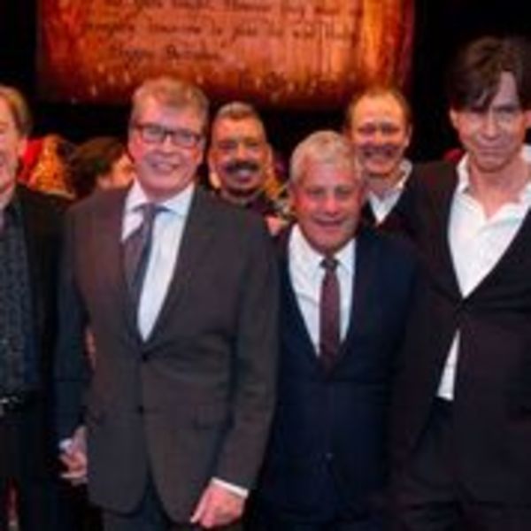 Andrew Lloyd Webber, Michael Crawford, Cameron Mackintosh and Charles Hart
 Photo