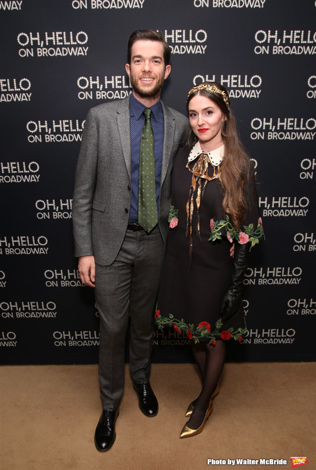 John Mulaney and Annamarie Tendler at 