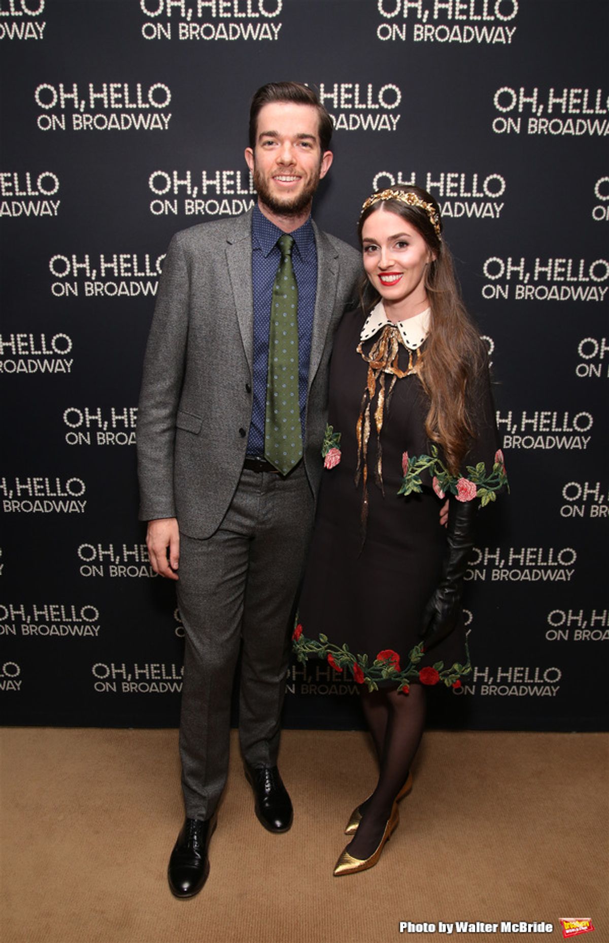 John Mulaney and Annamarie Tendler at 