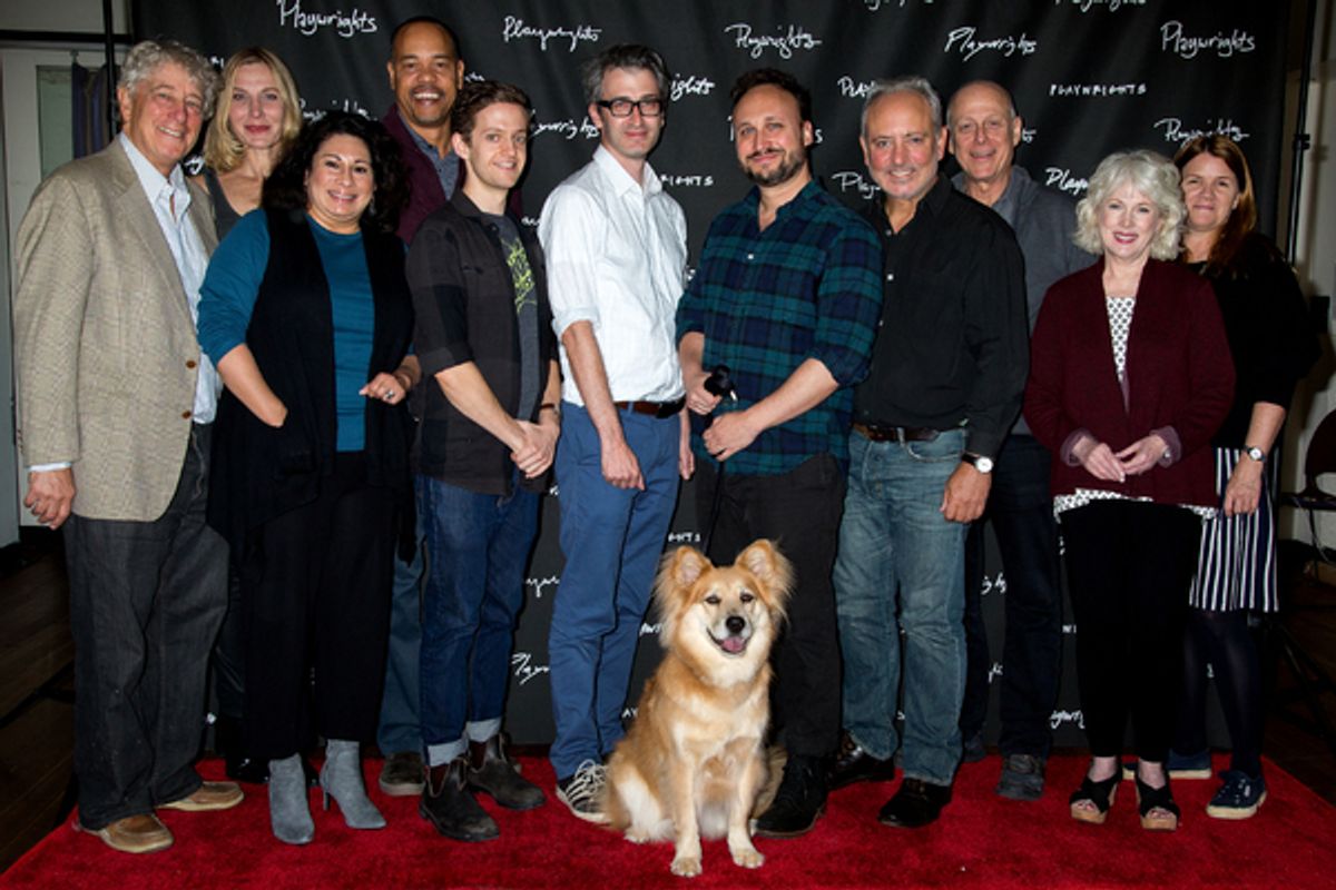 Bill Buell, Lusia Strus, Ruth Aguilar, Tyrone Michell Henderson, Ethan Dubin, Daniel Aukin, Dan LeFranc, Mark Zeisler, Mark Blum, Julia Duffy, Mare Winningham and Marti at 