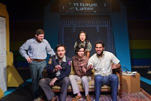 Wes Needham, Fin Coe, Esteban Reyna, Stephanie Shum and Jeffery Owen Freelon, Jr. @ BroadwayWorld Wes Needham, Fin Coe, Esteban Reyna, Stephanie Shum and Jeffery Owen Freelon, Jr. Photo