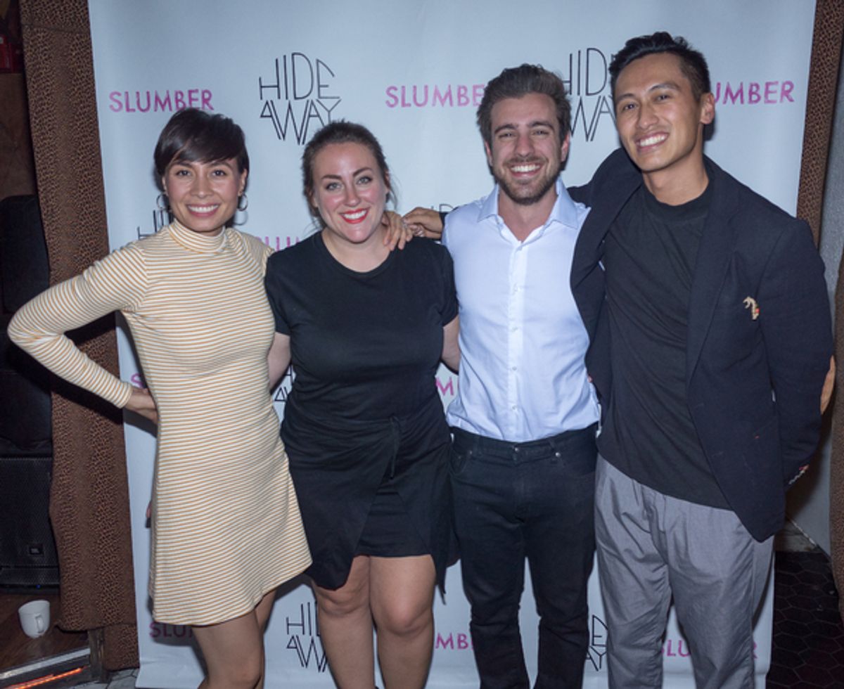 Mari Madrid, Lyndsay Magid, Josh Aviner and Leone Madrid at 