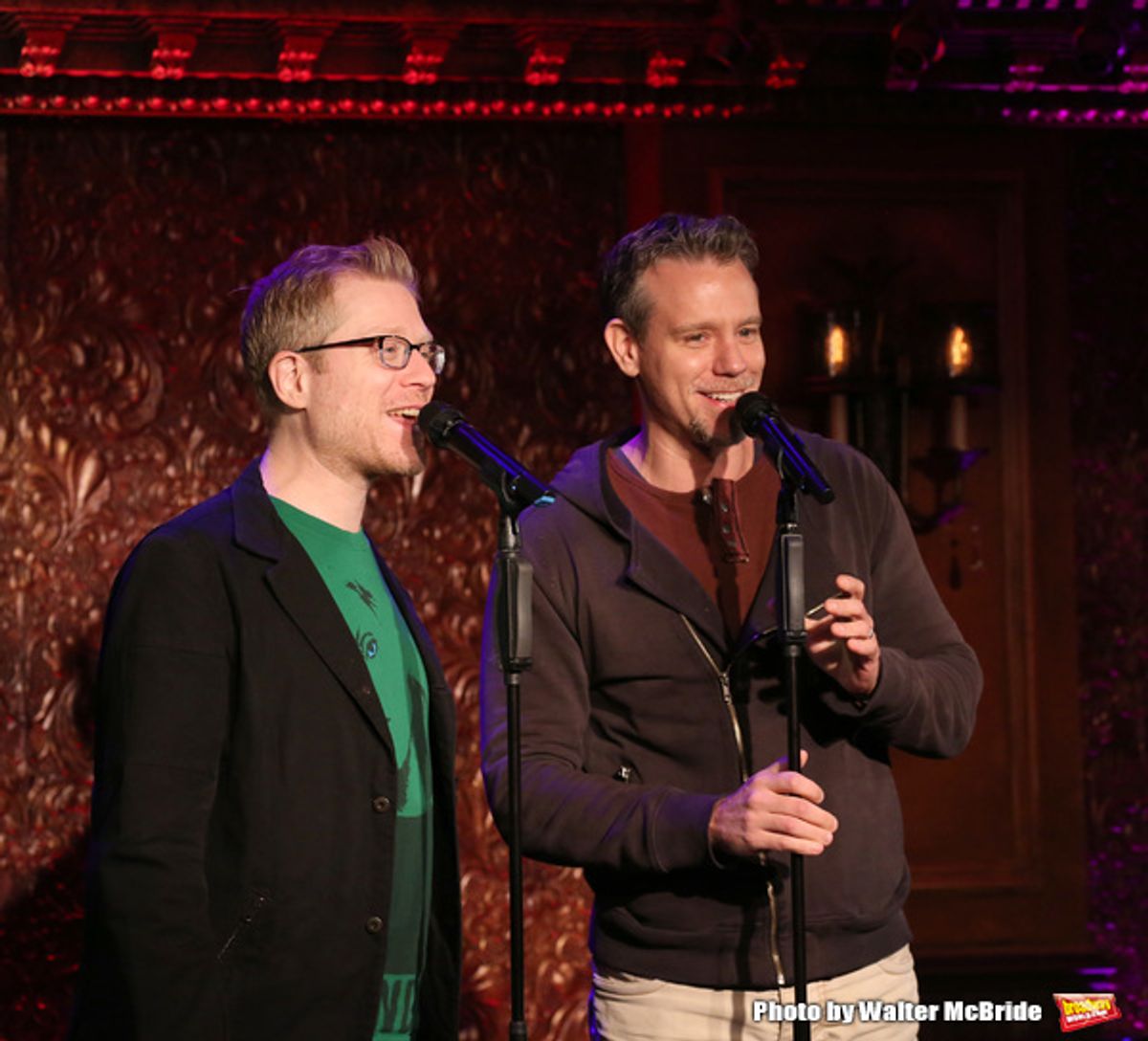 Anthony Rapp and Adam Pascal  at 