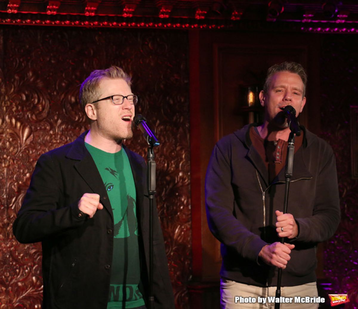 Anthony Rapp and Adam Pascal  at 