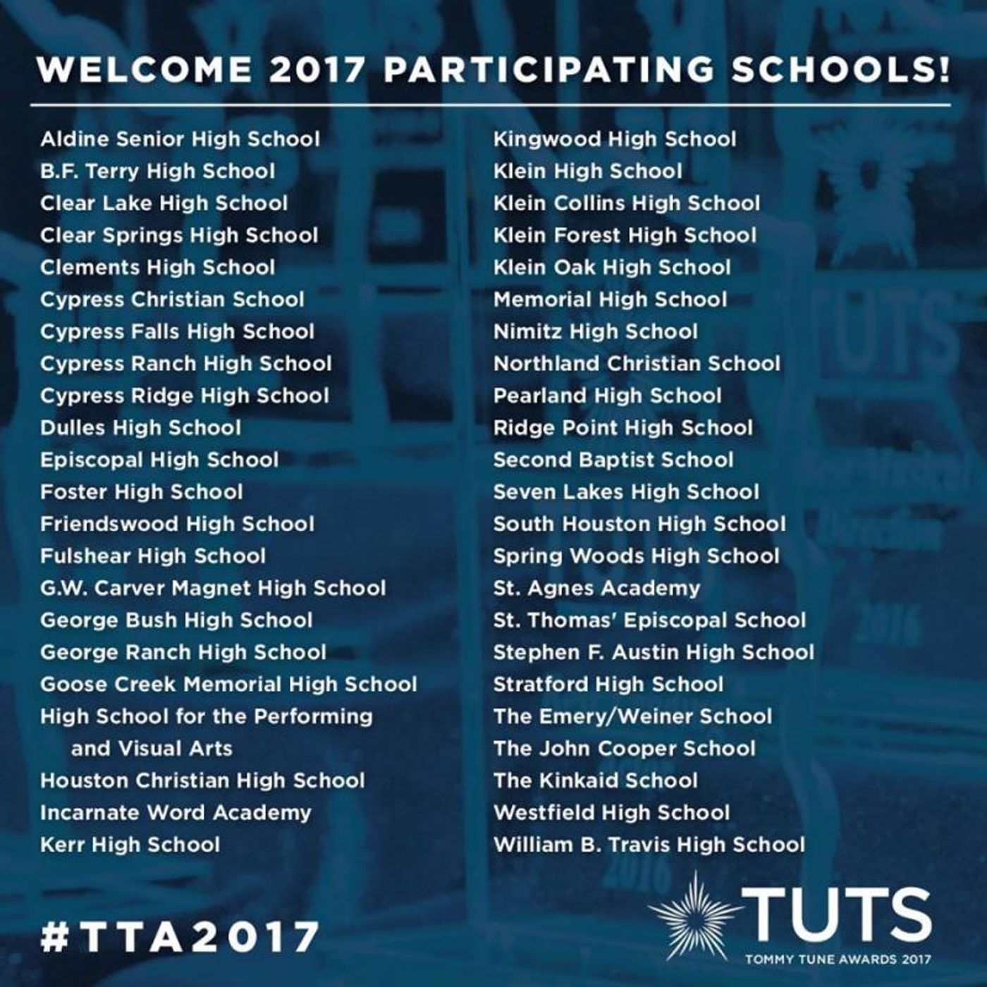 Shows Announced for TUTS' 15th Annual Tommy Tune Awards  Image