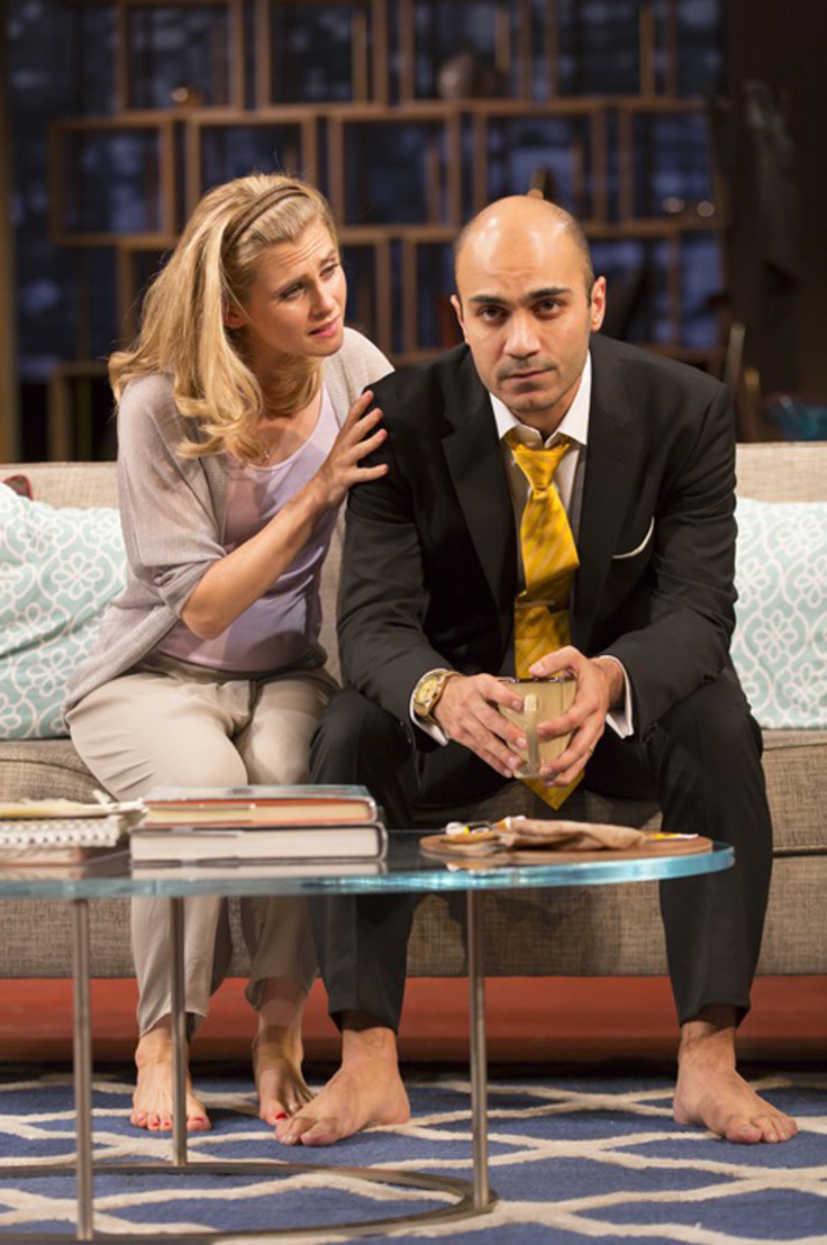 Caroline Kaplan and Maboud Ebrahimzadeh at 